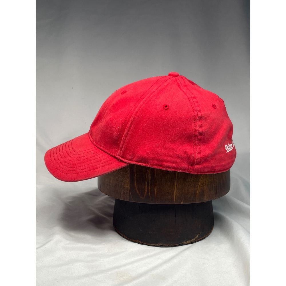 Vintage Yakima Ride Till You Yak Red Otto Flex Baseball Cap Hat Mens L/XL - Picture 3 of 8
